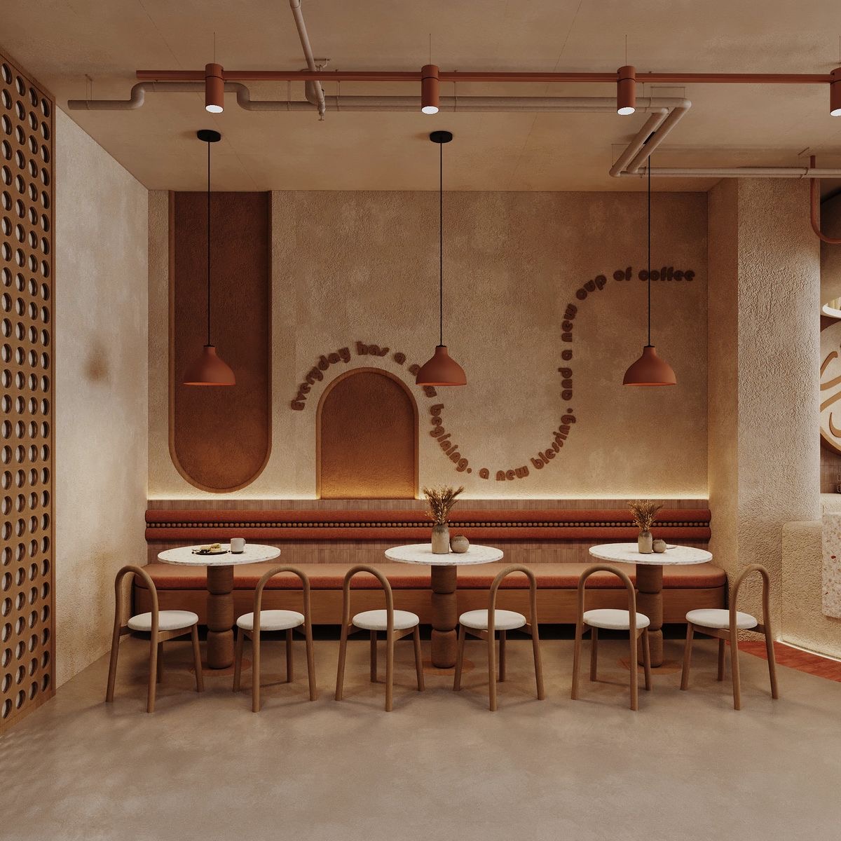 Cafe and bar interior