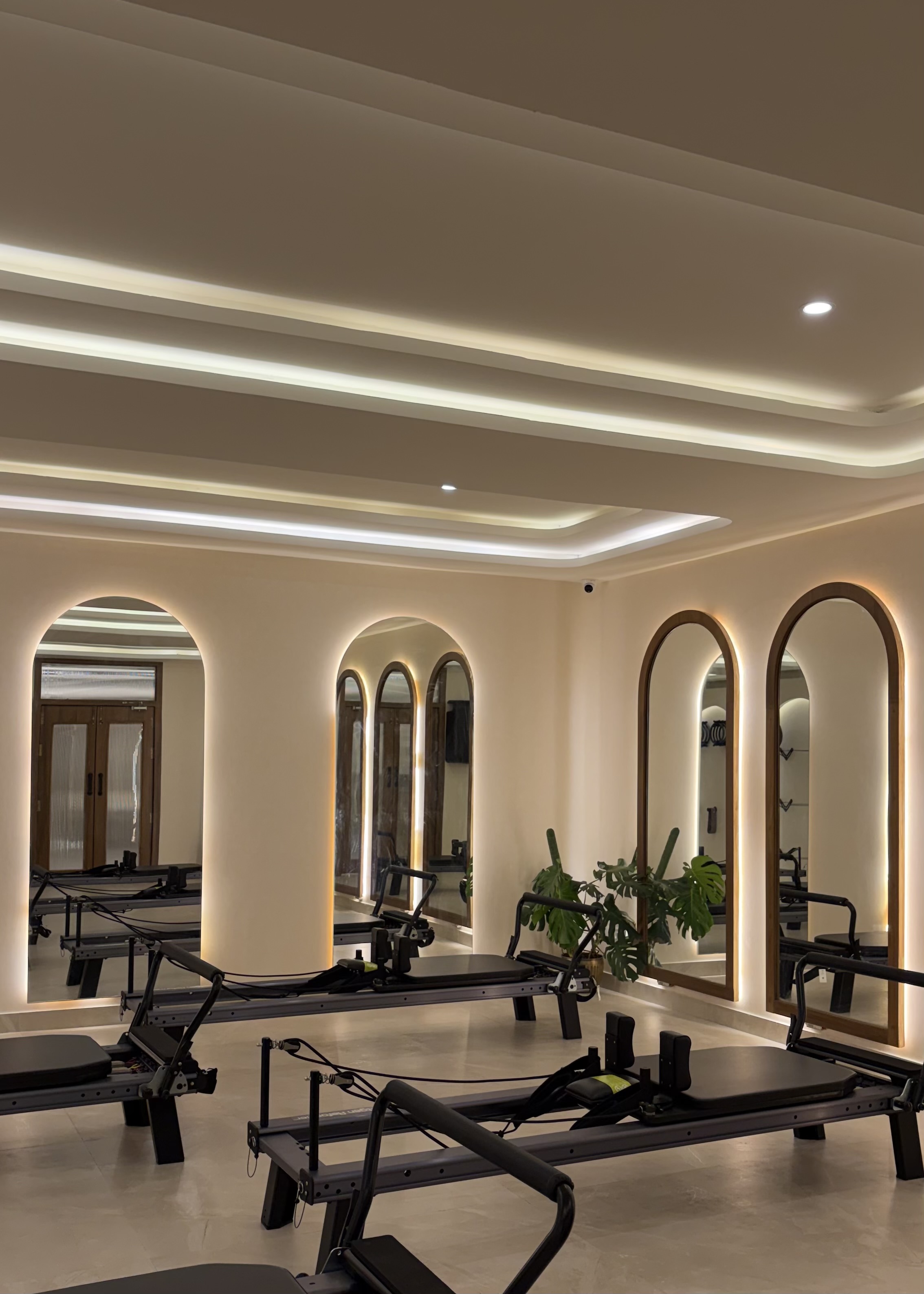 Gym and fitness studio interior