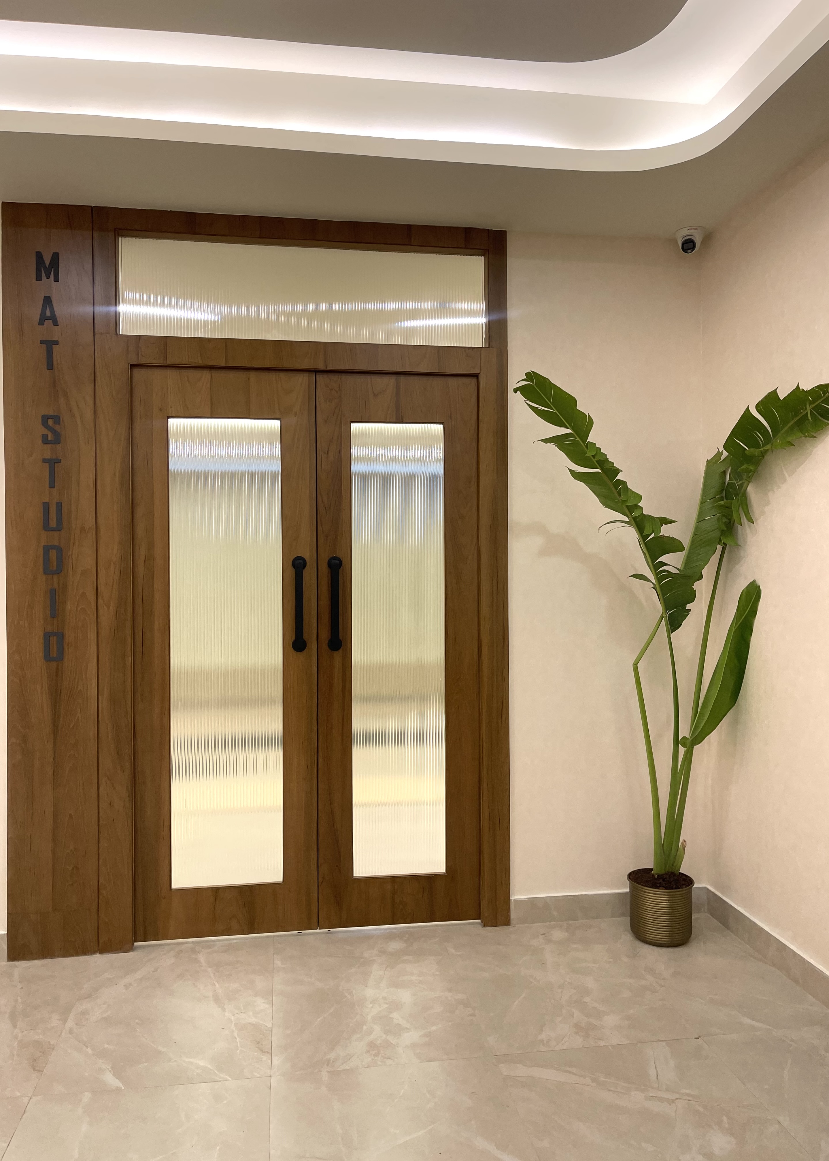 Gym and fitness studio interior