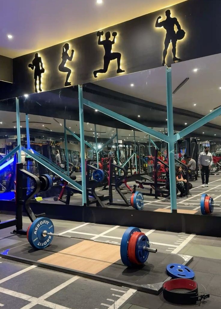 Gym and fitness studio interior
