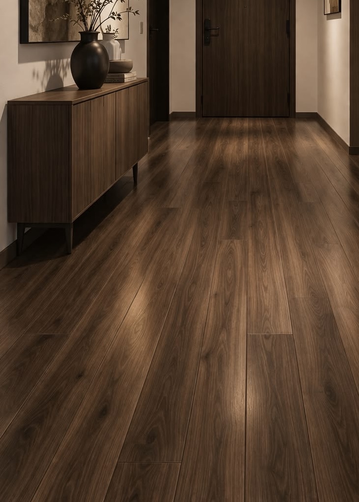 Staircase and flooring interior