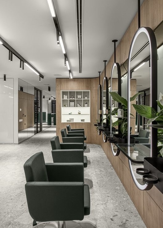 Salon and nail studio interior