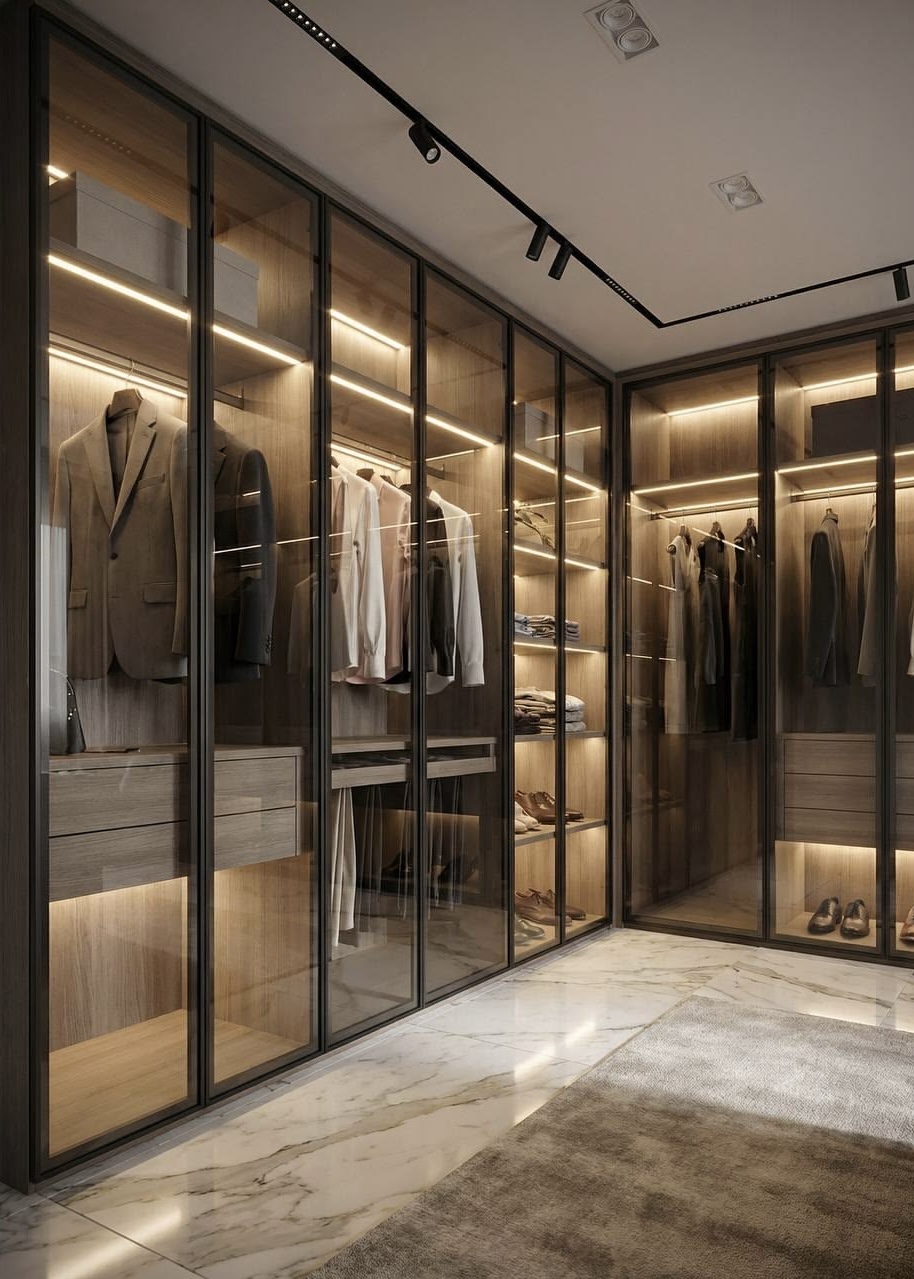 Wardrobe and storage interior